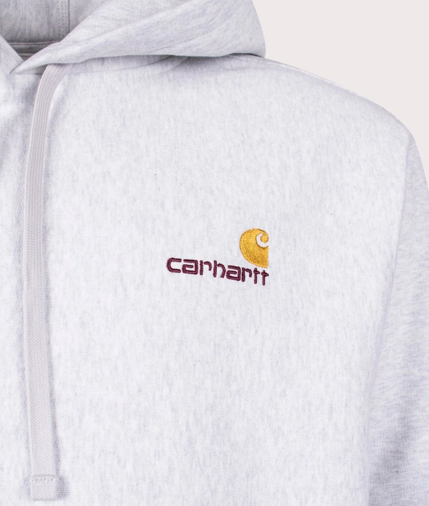 Carhartt WIP Mens Relaxed Fit American Script Hoodie